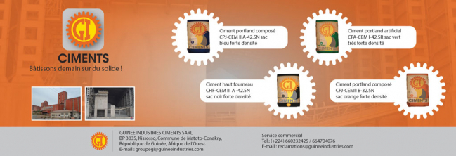 GI CIMENTS SARL (GUINEE INDUSTRIES CIMENTS)