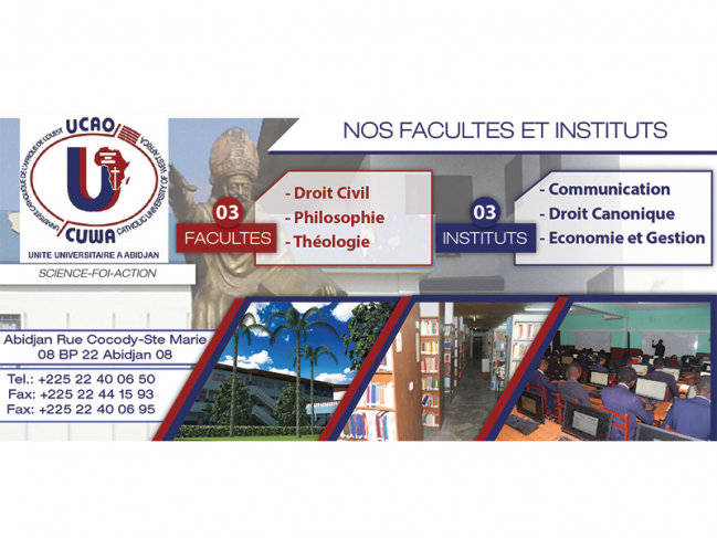 UCAO/UUA (UNIVERSITE CATHOLIQUE DE L'AFRIQUE DE L'OUEST/UNITE UNIVERSITAIRE A ABIDJAN)