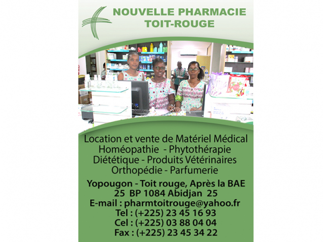 NOUVELLE PHARMACIE TOIT ROUGE