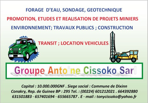 GAC Sarl (GROUPE ANTOINE CISSOKO)