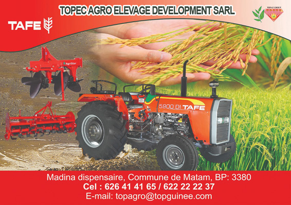 TOPEC AGRO ELEVAGE DEVELOPMENT SARL