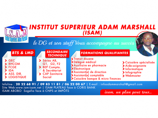 ISAM (INSTITUT SUPERIEUR ADAM MARSHALL)